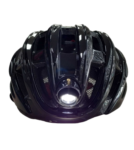 Каска за велосипедист с LED фар - S546-45:USB - 652879