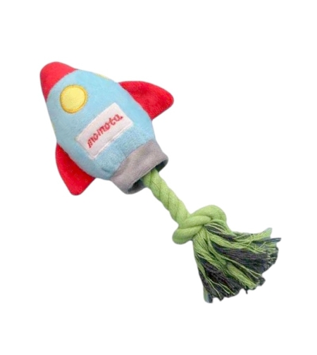Плюшена играчка за кучета с въже - 22см – 550676