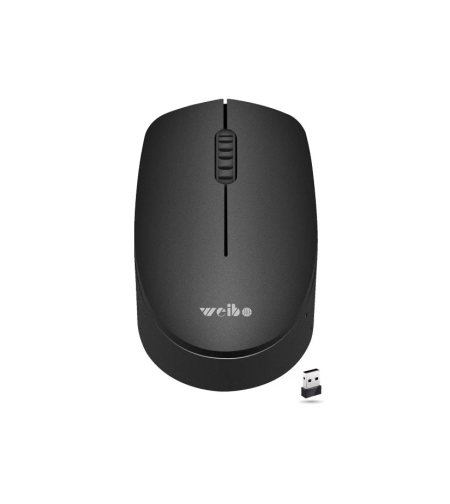 Безжична мишка - RF6300 - Weibo - 656300 - Черна