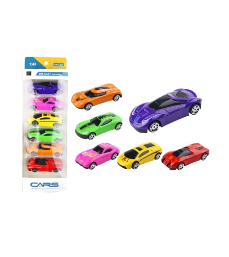Детски състезателни колички - 6pcs - 368-6 - 308132