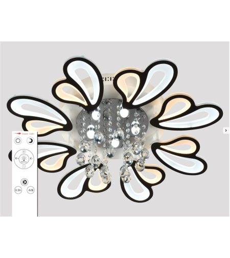 LED плафон - Плафон с димер - 5169-8BK - 943826