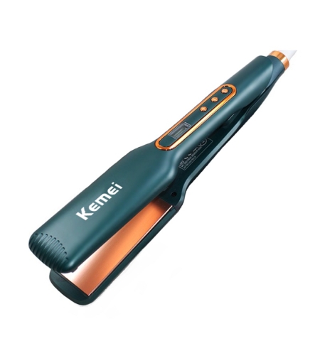 Преса за коса - KM-8879 - Kemei - Зелена