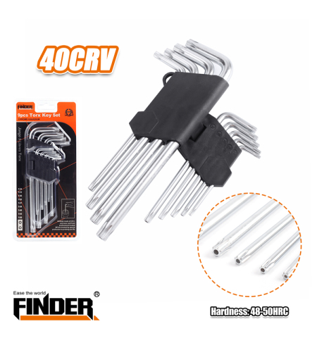 Имбусни ключове Torx - 9pcs - Finder - 193122