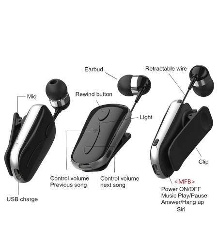 Хендсфри слушалка - Bluetooth - Art -k36 - 884283