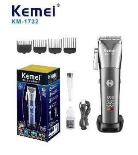 Машинка за подстригване - KM-1732 - Kemei - Silver