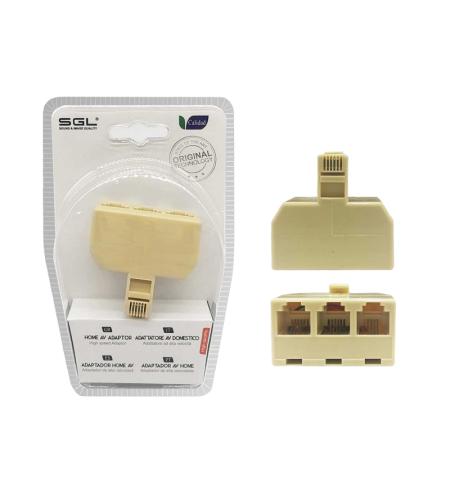 Мрежов (LAN) сплитер - Ethernet Splitter - 3Way - 1772-1 - 098616