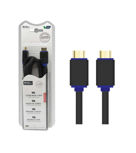 Кабел Mini HDMI мъжки - A1592BB - 1.5м - 095561