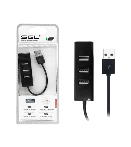 Адаптер USB хъб с 3 порта - 303P - 12см - 095950