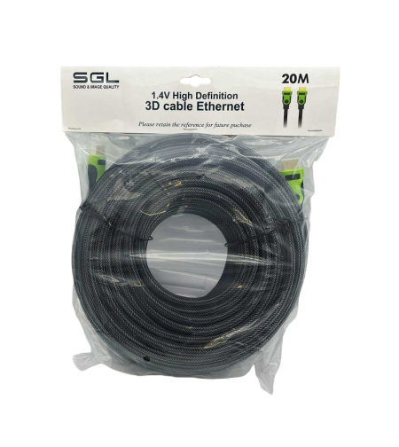 HDMI кабел с 2 мъжки конектора - B1593 - 1.4V - 20м - 094939
