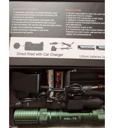 Акумулаторна LED леща - XLM4 -T6 - 500042