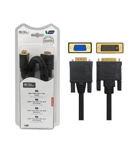 Кабел VGA към DVI - 1595-550 - 1.5м - 095028