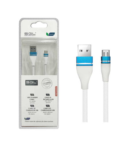 Кабел за зареждане и данни - Micro USB - Бързо зареждане - FB13 - 1м - 099255