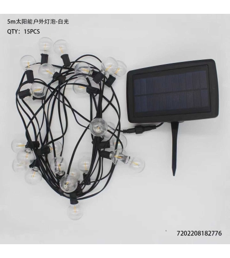 Комплект соларно LED външно осветление - 5m - 182776