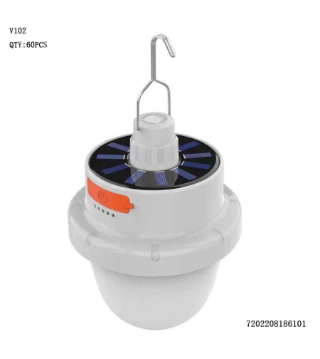 Акумулаторна LED висяща лампа със соларен панел - V102 - 186101