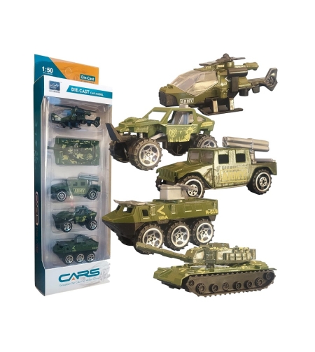Детски комплект - Военни превозни средства - 5pcs - 368-5 - 308130