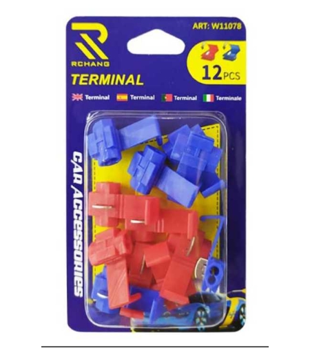 Комплект от 12 броя терминални кабелни конектори - IP3+2p3 - 110787