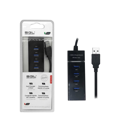 USB адаптер за хъб с 4 порта - 304p - 30см - 095929
