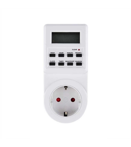 Дигитален таймер с контакт - Шуко- TM-04SXS - 068424