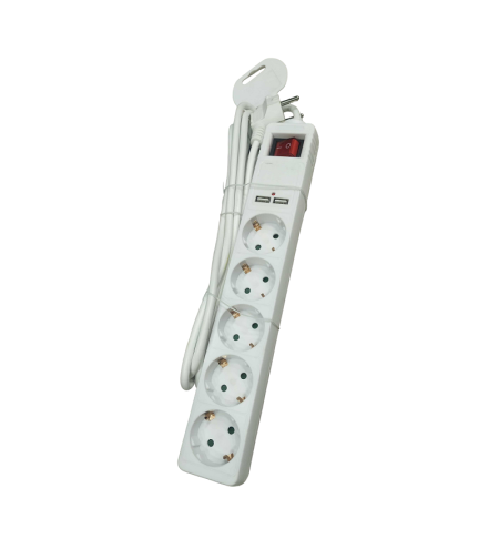 5 -SEAT превключвател с превключвател и 2 USB - Suko - ST -GB05SU - 3M - 051335 (копие)
