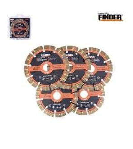 Комплект дискове за рязане на камък - 5pcs - Finder - 196638