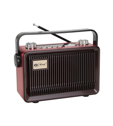 Ретро акумулаторно радио - PX-86BT - 617163 - Червено