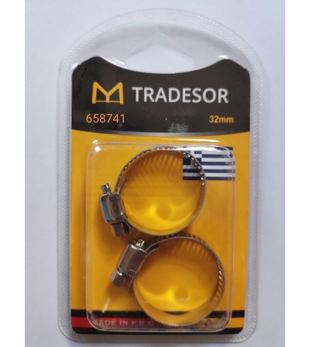 Комплект скоби за тръби - 2pcs - 32mm - 658741