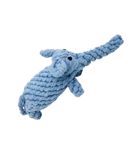 Въжена играчка за кучета - Слон - 22см – 550604