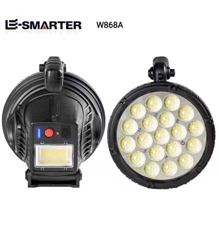 Акумулаторна LED леща - 3 цвята - 4.2V - W868A - 326036