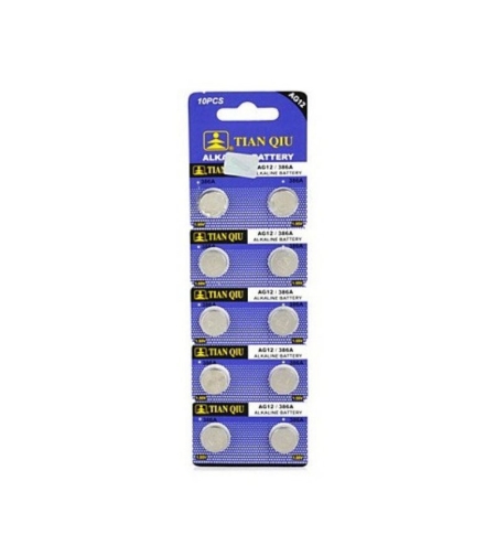 Алкални батерии - AG12/LR43H/386A – 1.5V - 10pcs - 681125