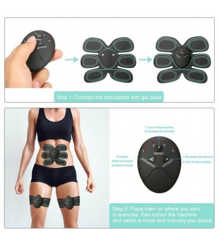 Уред за стягане на мускули - EMS - 3 In 1 - Smart Fitness - 800119