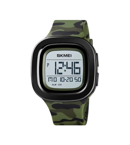 Дигитален ръчен часовник- Skmei - 1580 - Армейско зелен