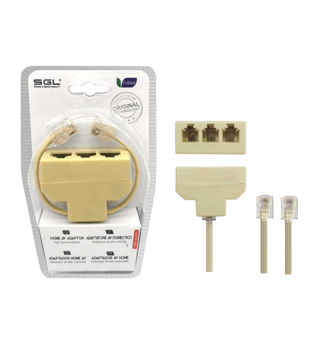 Мрежов LAN сплитер - Splitter - 3Way - 1783 - 098593
