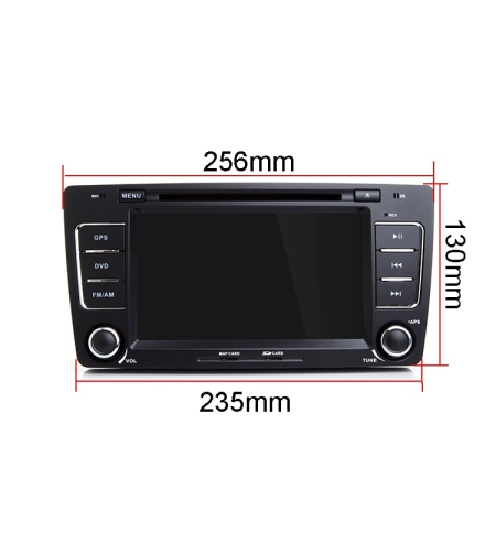 2DIN автомобилна аудио система - Skoda Octavia - 8305 - Android - 000965