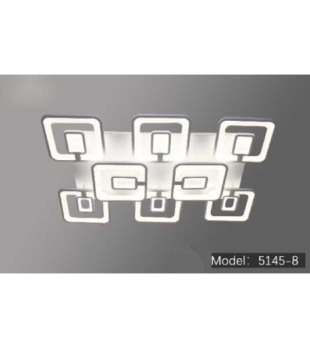 LED плафон - Плафон с димер - 5145-8WH - 943727