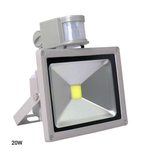 LED прожектор със сензор за движение– 10W – 6500K – 034515