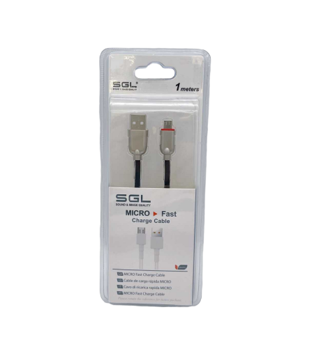 Кабел за зареждане и данни - Micro USB - Бързо зареждане - FA13 - 1м - 099149