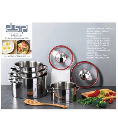 Комплект тенджери - 4 бр - CS003-S02 - DSP - 561802