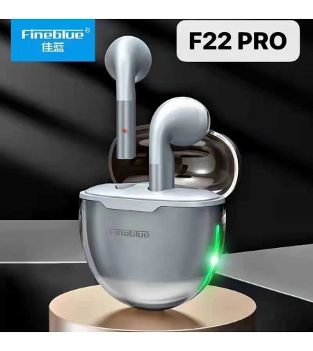 Безжични слушалки - Bluetooth - Fineblue F22 Pro - 700123 - Сребристи