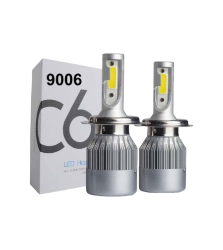 Комплект от 2 броя LED крушки- C6 - 9006 - 238877