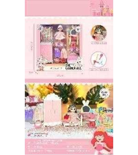 Игрален комплект - Кукла с аксесоари - P80001B6 - 345404