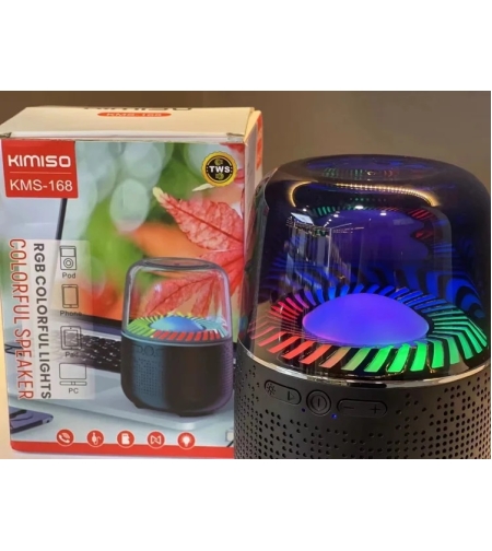 Безжична Bluetooth тонколона - KMS-168 - LED RGB - 885529