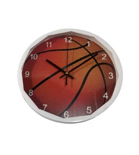 Стенен часовник - Basketball - XH-B3016 - 130161 - Бял