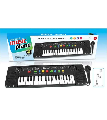 Детска йоника с микрофон - 37 - USB - 161258