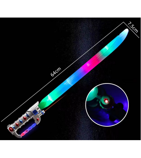 Детски меч с LED светлини - 518-2 - 630257