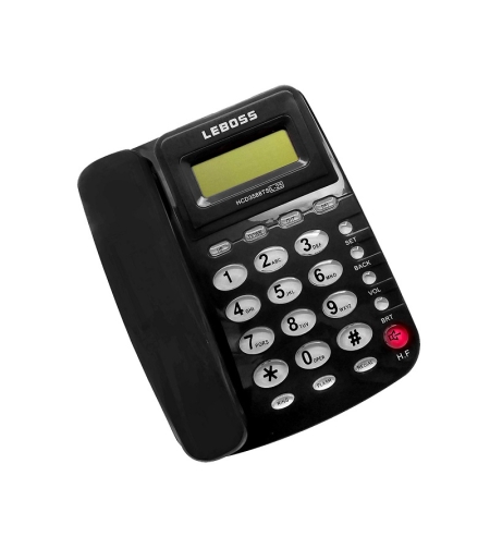Стационарен телефон с кабел - L25 - 700252 - Черен