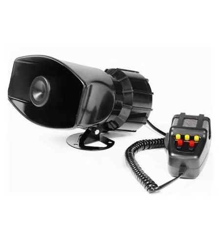 Универсален високоговорител със сирена- 12V - 7Tones - 100W - 403534