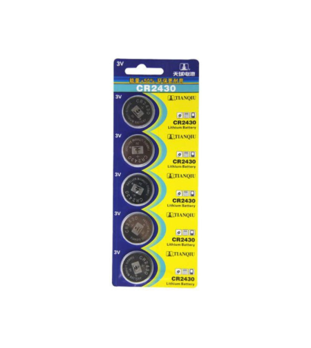 Литиеви батерии - CR2430 - 3V - 5 бр. - 024308