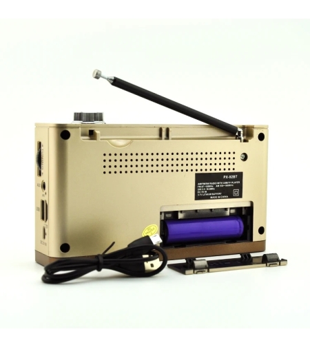 Акумулаторно радио - PX -92BT - 000923 - Златисто