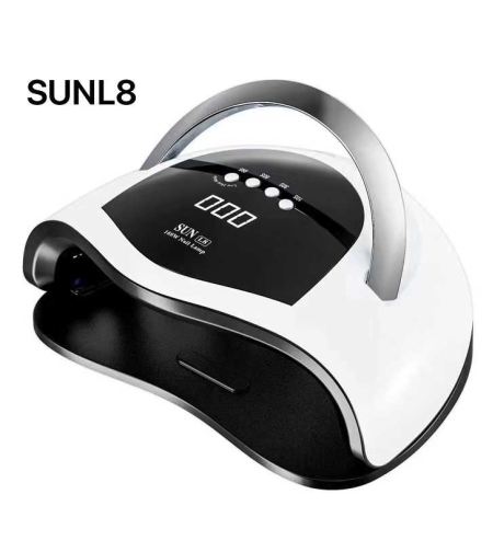 Професионална UV / LED лампа за маникюр и педикюр- SUNL8 - 168W - 581856 - Бяла