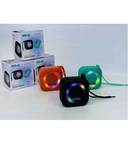 Безжична Bluetooth тонколона - MMS-68 - 884362 - Черна